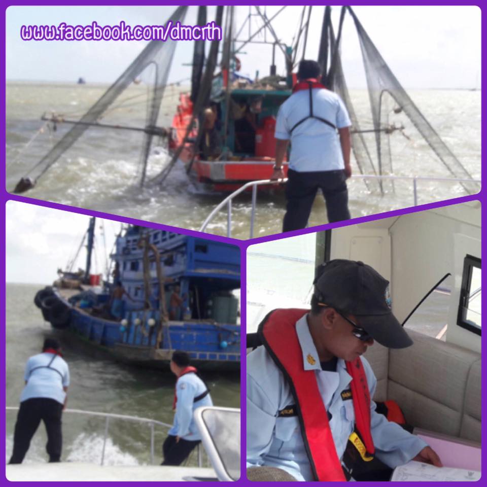 ตรวจเรือประมงปัตตานี ไม่พบผิดกฎหมาย