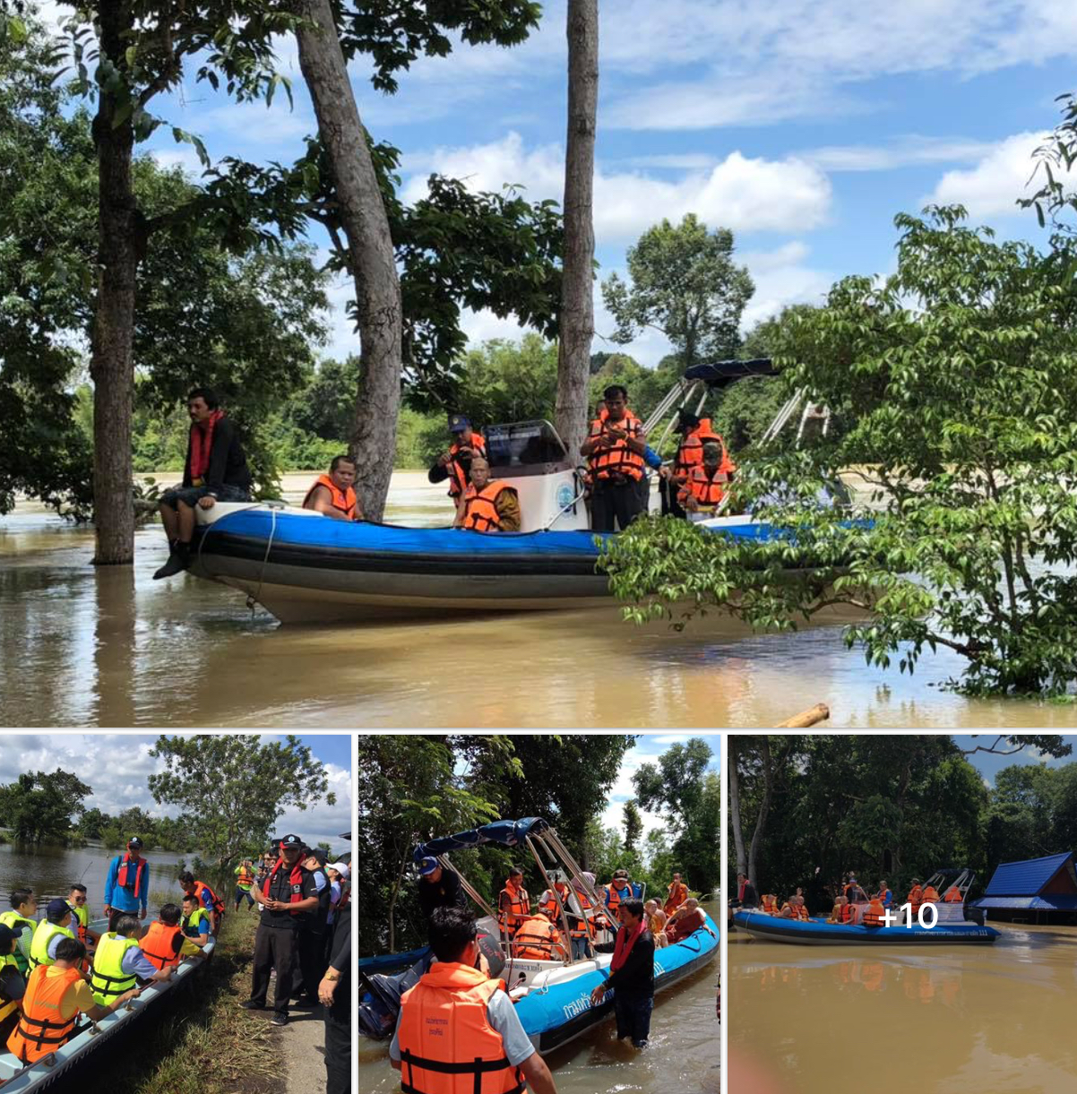 พลังชาวเรือ ทช. ช่วยผู้ประสบภัยน้ำท่วมเมืองดอกบัวต่อ