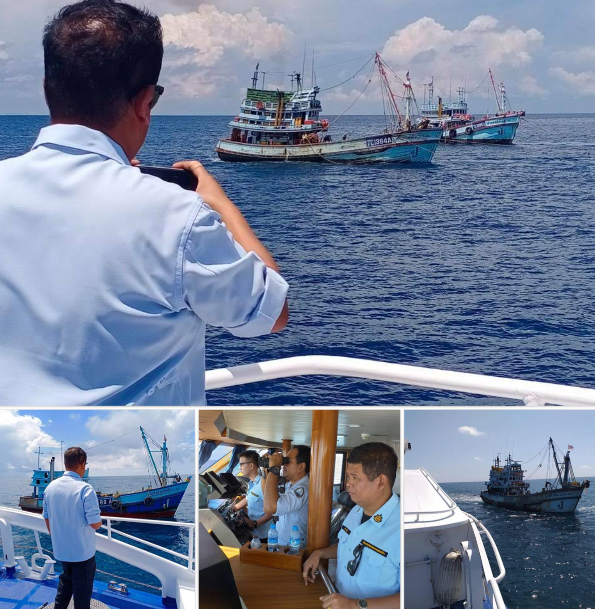 ตรวจเรือประมงระยอง เอกสารครบตามระเบียบ IUU