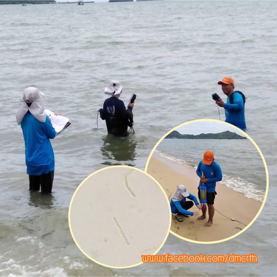 พบอีก น้ำทะเลเปลี่ยนสีไม่รุนแรง ครั้งนี้หาดบางเสร่
