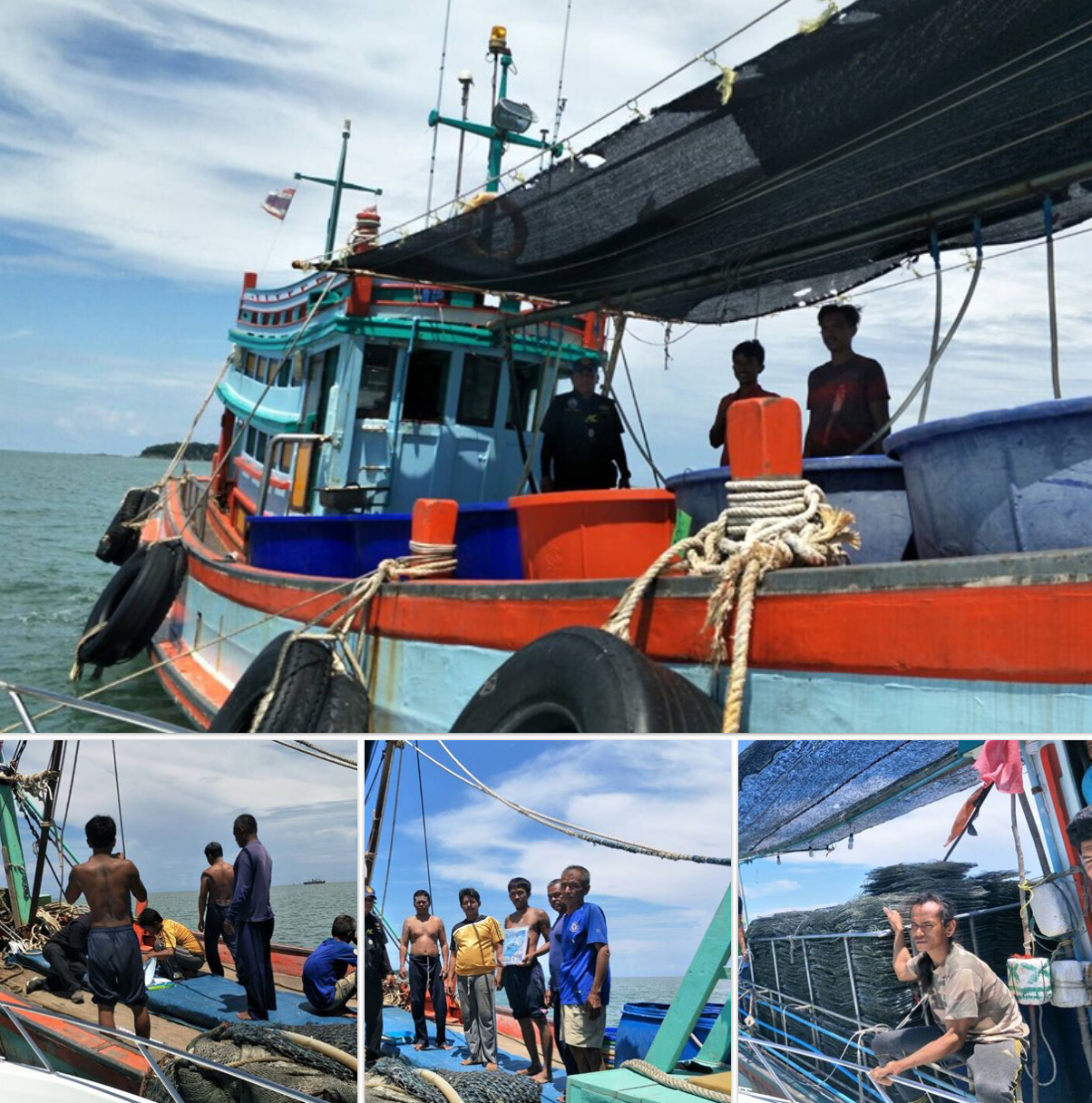 ตรวจเรือประมงสงขลา เอกสารครบตามระเบียบ IUU
