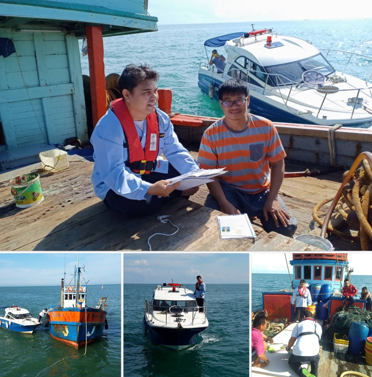 ตรวจเรือประมงปัตตานี เอกสารครบตามระเบียบ IUU