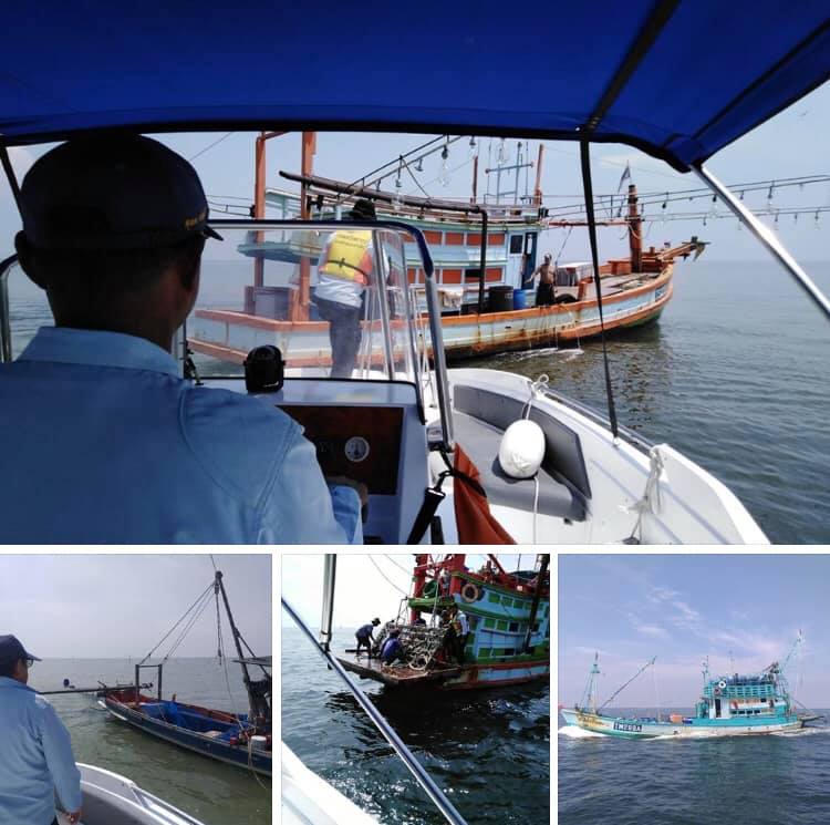 ตรวจเรือประมงสองสมุทร เอกสารครบตามระเบียบ IUU