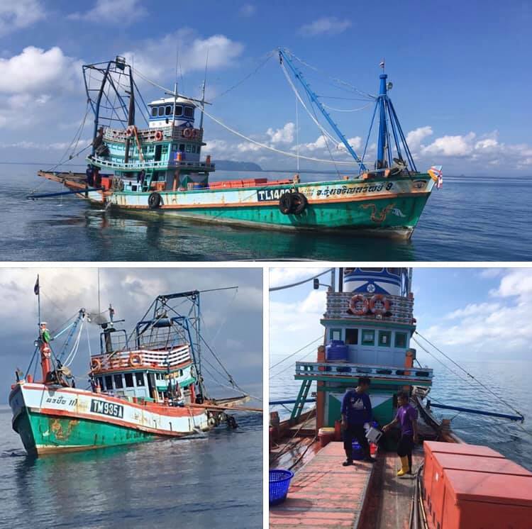 ตรวจเรือประมงสุราษฎร์ธานี เอกสารครบตามระเบียบ IUU