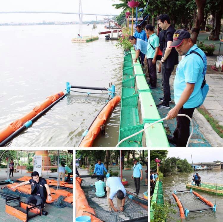 ทช. ร่วมงานพายเรือเก็บขยะจากปากน้ำโพถึงสมุทรปราการ