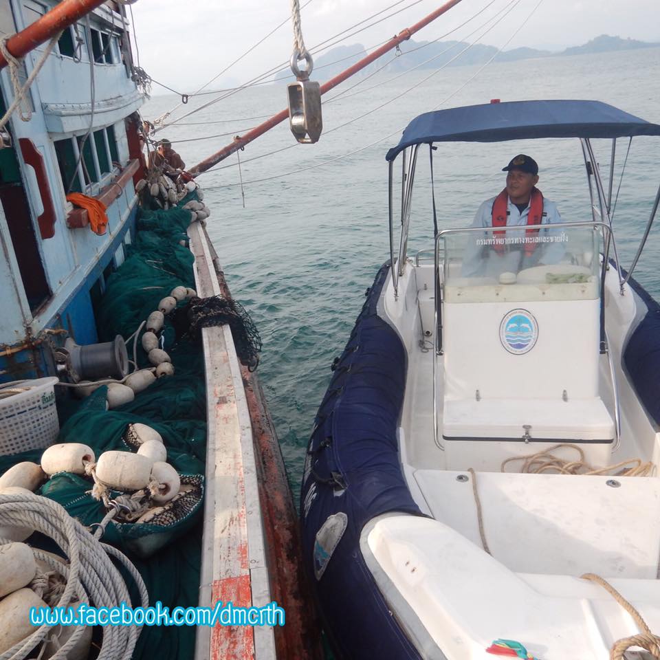 ตรวจเรือประมงตรัง ไม่พบผิดกฎหมาย