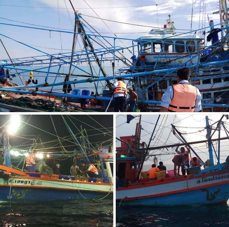 ตรวจเรือประมงชุมพร เอกสารครบตามระเบียบ IUU