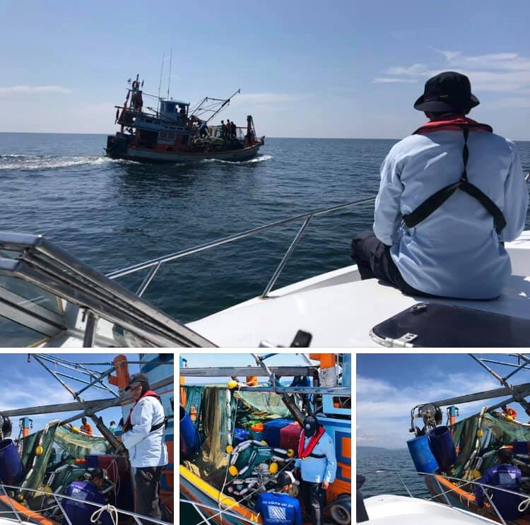 ตรวจเรือประมงประจวบคีรีขันธ์ เอกสารครบตามระเบียบ IUU