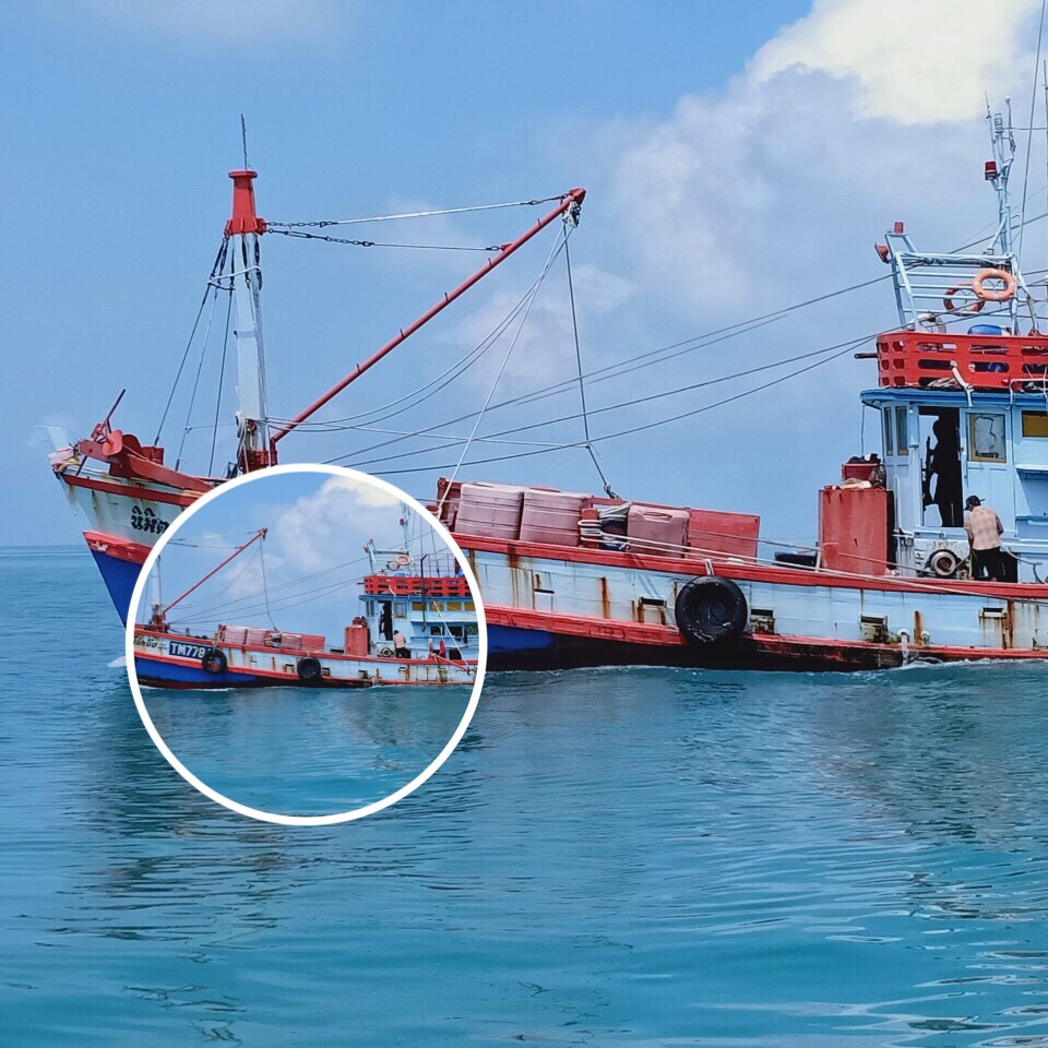 ตรวจเรือประมงสุราษฎร์ธานี เอกสารครบตามระเบียบ IUU