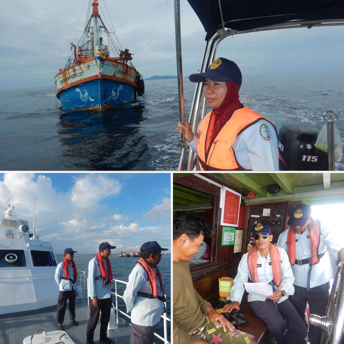 ตรวจเรือประมงตรัง เอกสารครบตามระเบียบ IUU