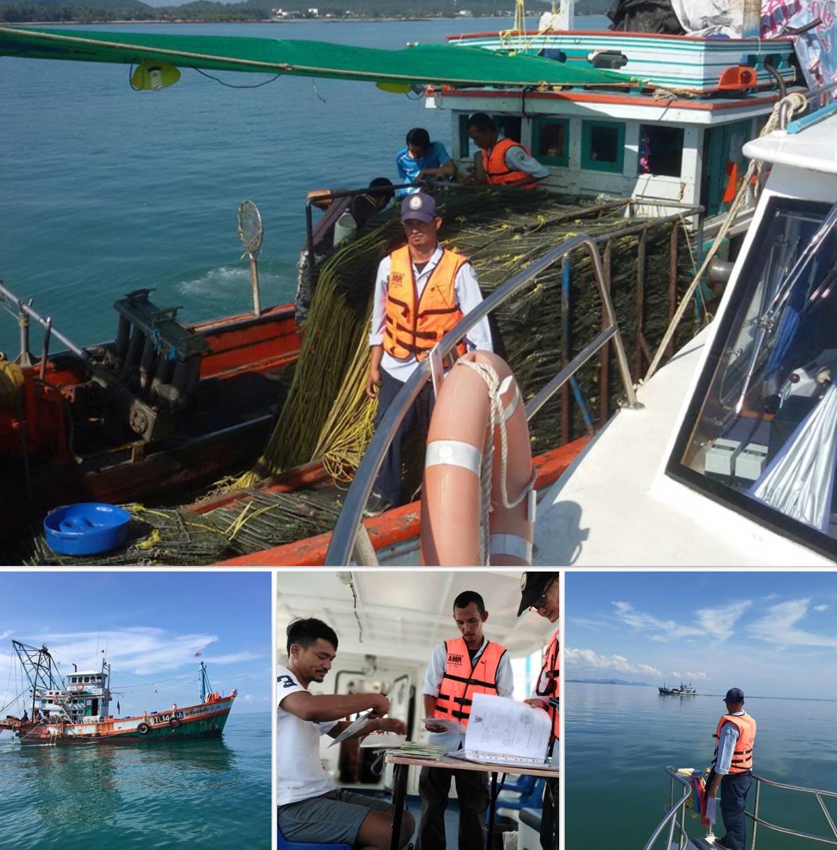 ตรวจเรือประมงชุมพร/สุราษฎร์ฯ เอกสารครบตามระเบียบ IUU