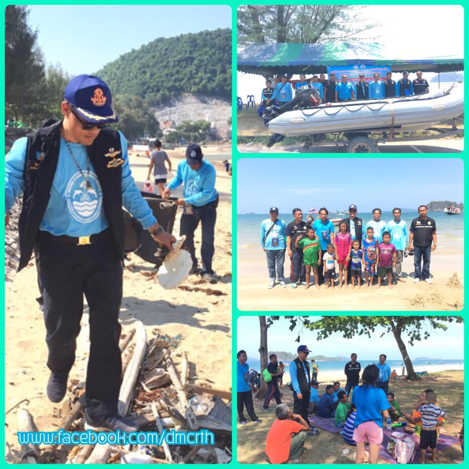 พร้อมดูแลนักท่องเที่ยวหาดทรายรี ทะเลชุมพร