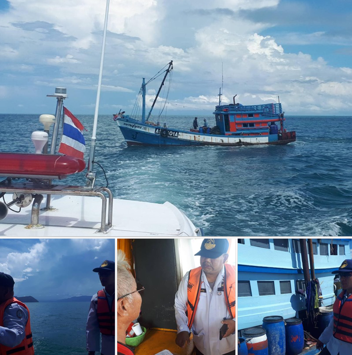 ตรวจเรือประมงสตูล เอกสารครบตามระเบียบ IUU