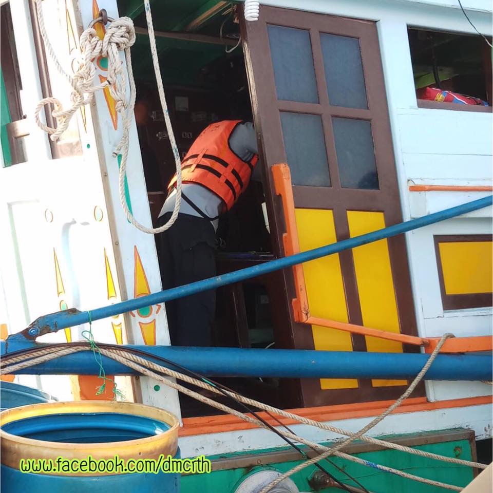 ตรวจเรือประมงชุมพร ไม่พบผิดกฎหมาย