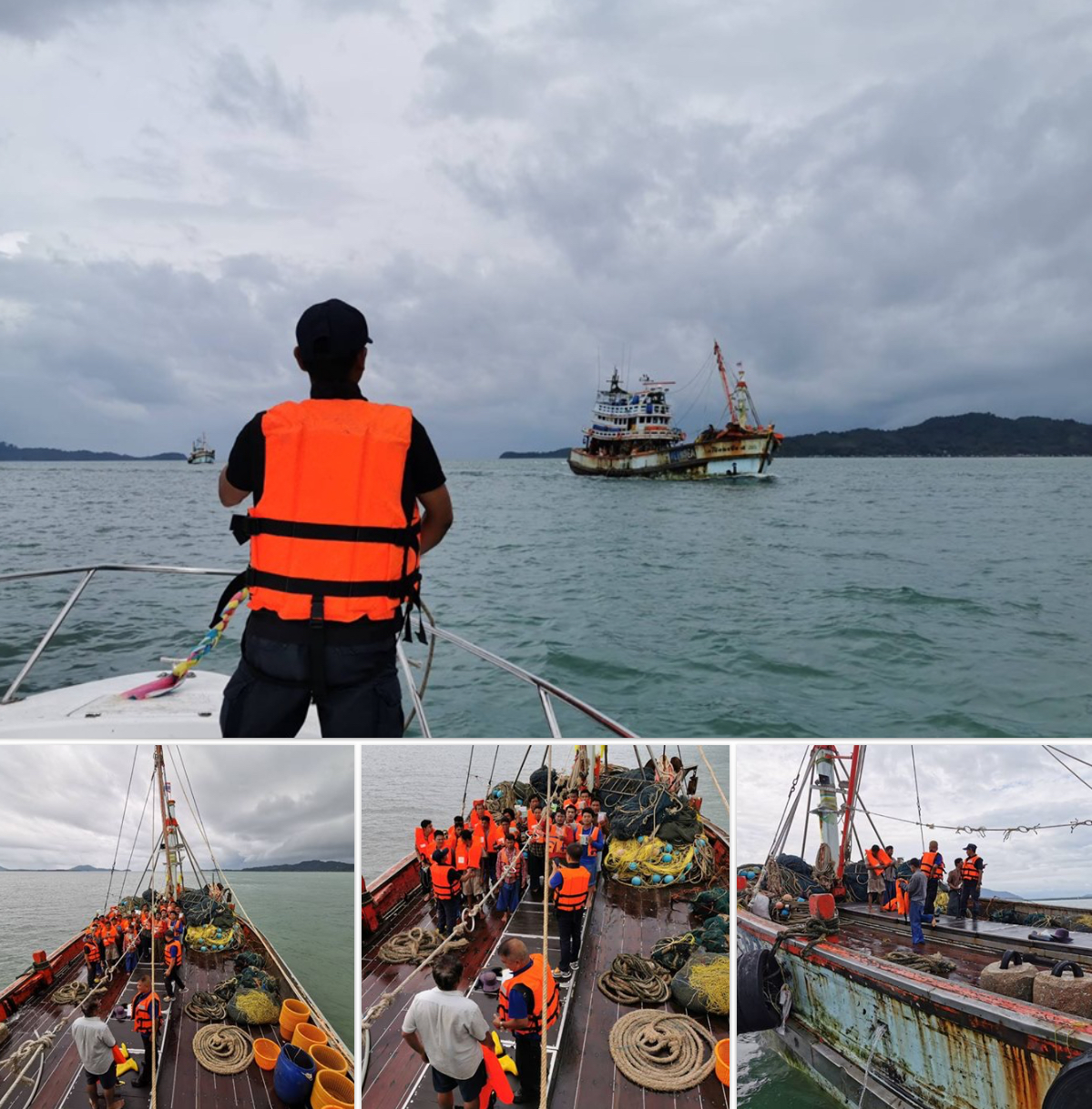 ตรวจเรือประมงระนอง เอกสารครบตามระเบียบ IUU