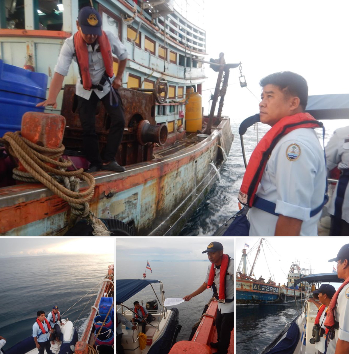 ตรวจเรือประมงตรัง เอกสารครบตามระเบียบ IUU