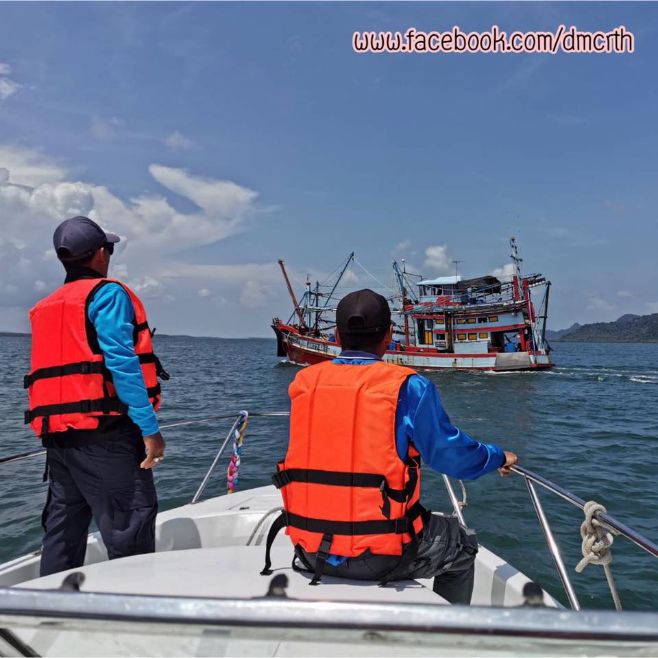 ตรวจเรือประมงพังงา ไม่พบผิดกฎหมาย