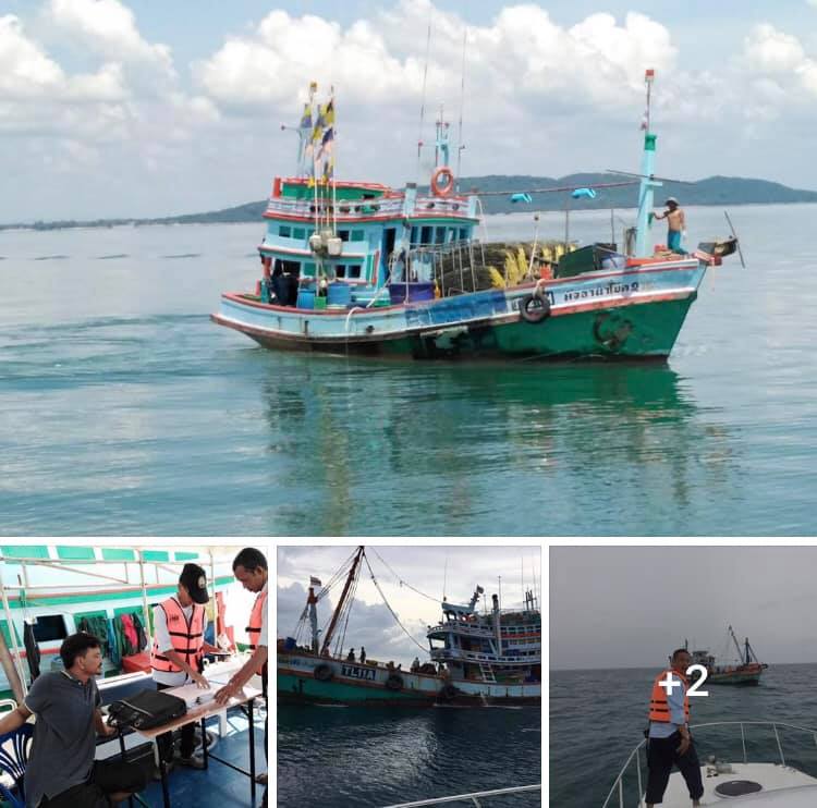 ตรวจเรือประมงทะเลชุมพร-สุราษฯ เอกสารครบตามระเบียบ IUU