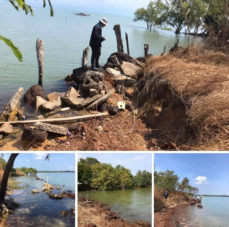 ทช. ลงพื้นที่สำรวจโครงการแก้ไขการกัดเซาะชายฝั่งหาดโคลน