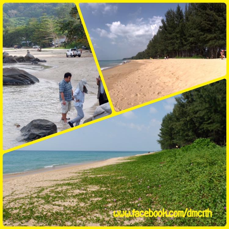 สำรวจสถานการณ์ชายฝั่ง หาดไม้ขาว และหาดในยาง จ.ภูเก็ต