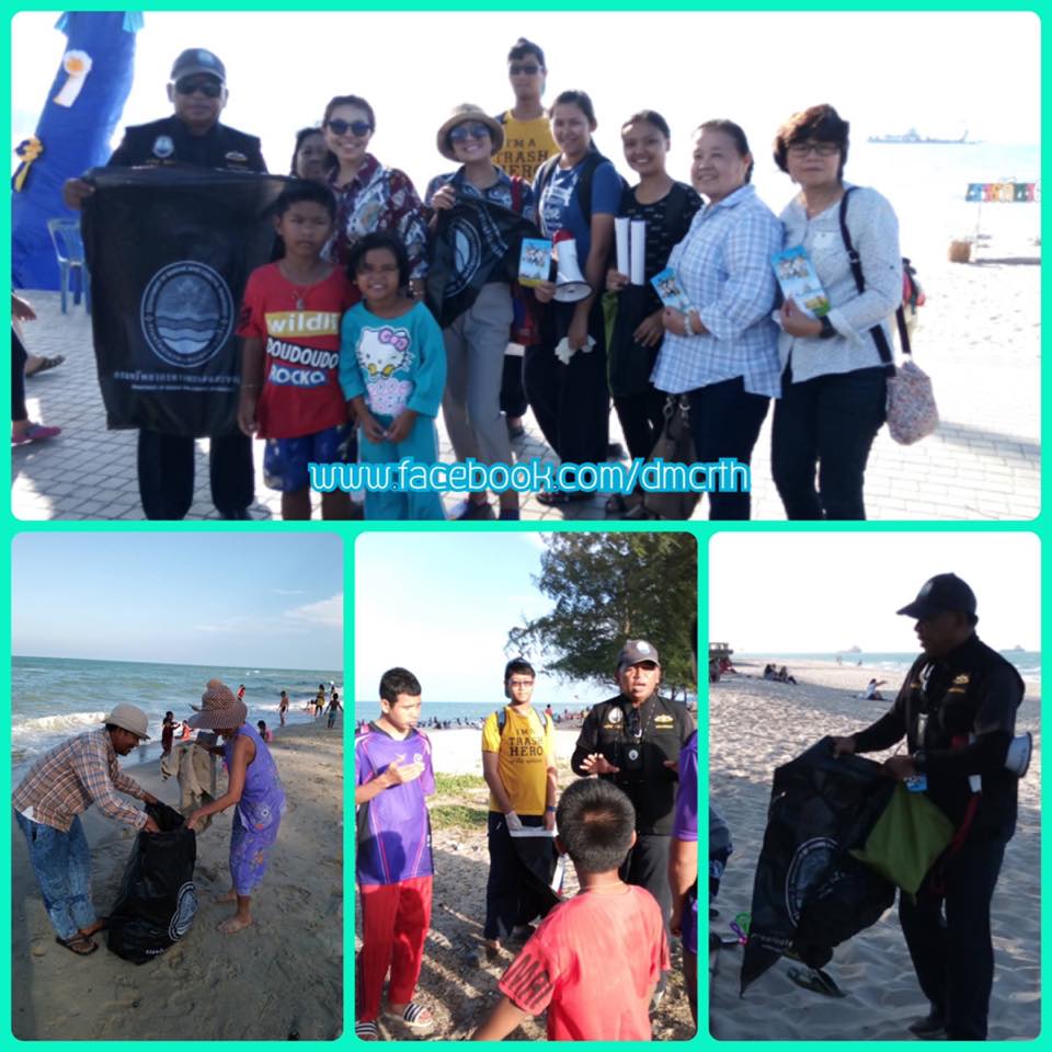 ร่วม Trash Hero กับ ม.ทักษิณ เก็บขยะออกจากชายหาด