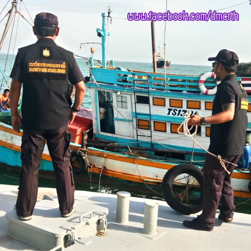 ตรวจเรือประมงสงขลา ไม่พบผิดกฎหมาย