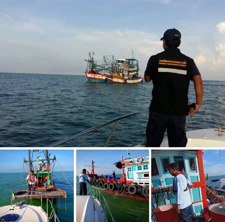 ตรวจเรือประมงทะเลปัตตานี เอกสารครบตามระเบียบ IUU