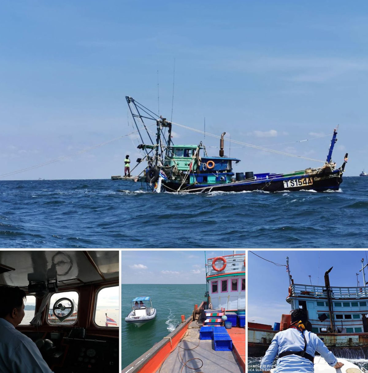 ตรวจเรือประมงชลบุรี/ฉะเชิงเทรา เอกสารครบตามระเบียบ IUU