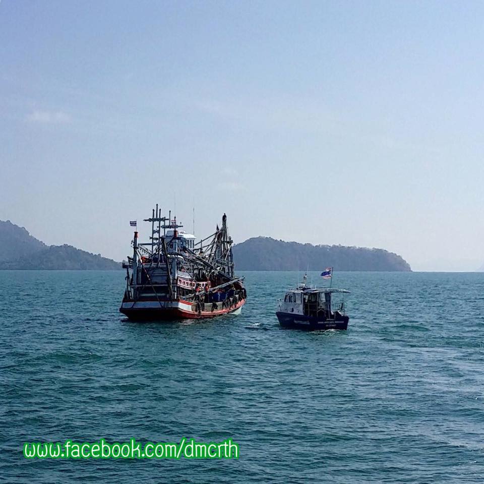 ตรวจเรือประมงพังงา ไม่พบผิดกฎหมาย