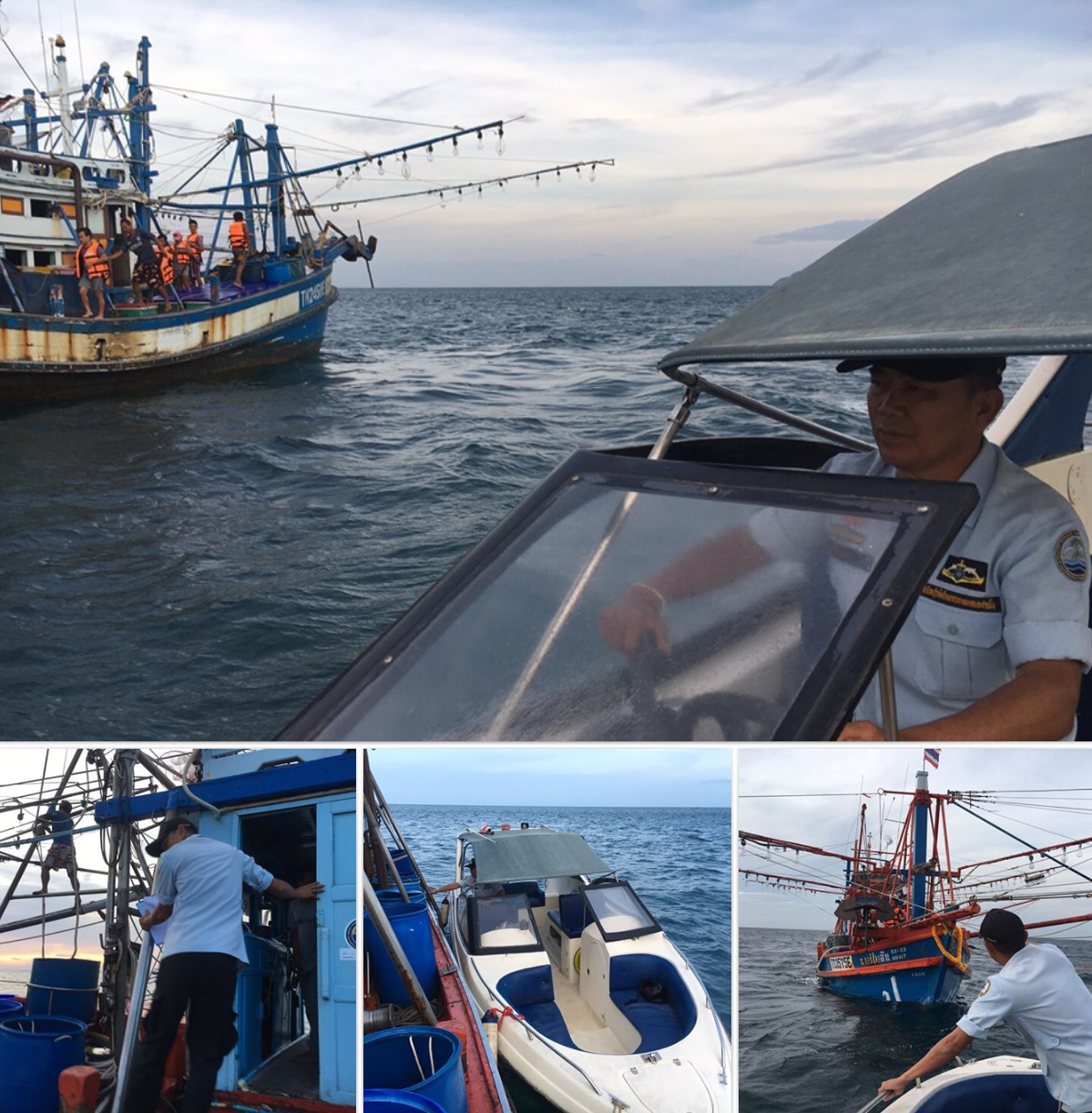 ตรวจเรือประมงจันทบุรี เอกสารครบตามระเบียบ IUU