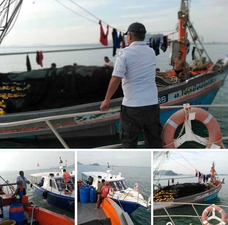 ตรวจเรือประมงชุมพร เอกสารครบตามระเบียบ IUU