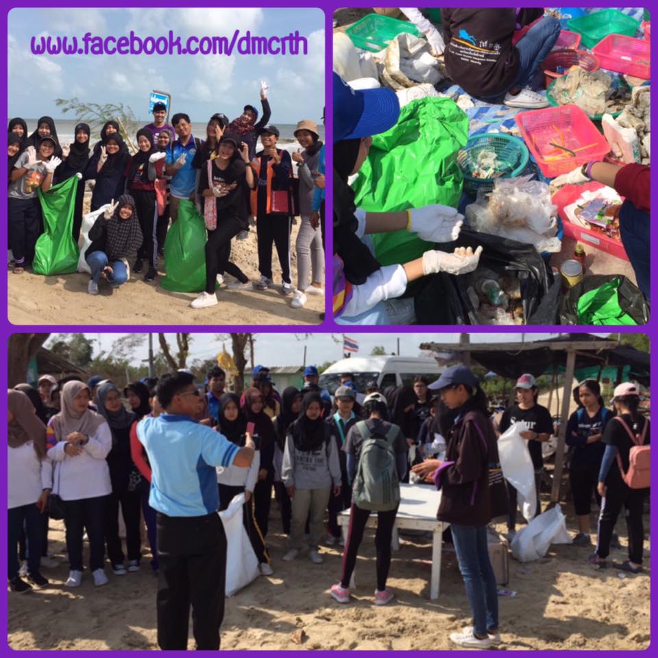 นักศึกษาจิตอาสา ฟื้นฟูหาดแหลมตะลุมพุกหลังรับผลปาบึก