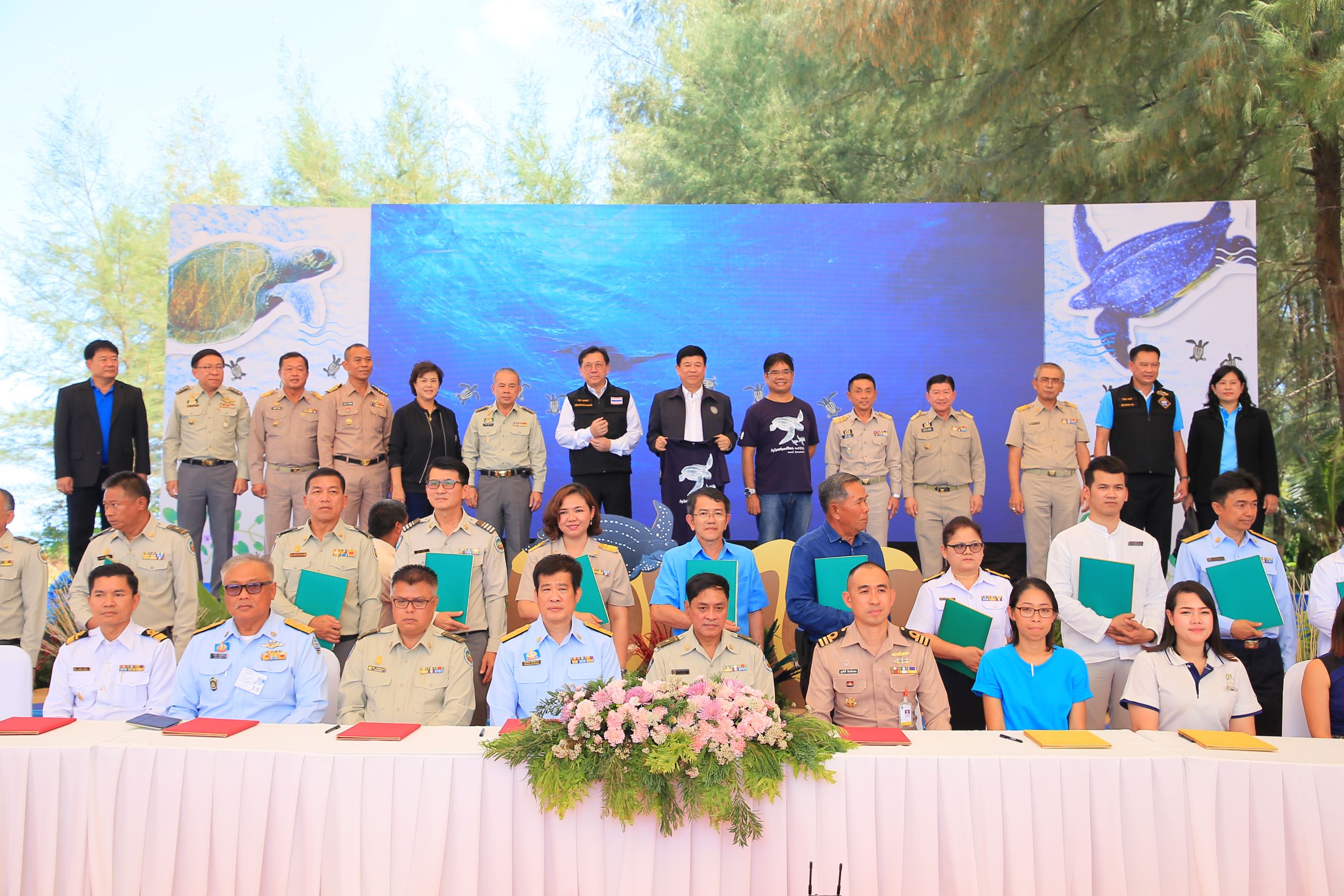 ทช. ดึงทุกภาคส่วนร่วมลงนามปฏิญญาอนุรักษ์เต่าทะเลแห่งประเทศไทย