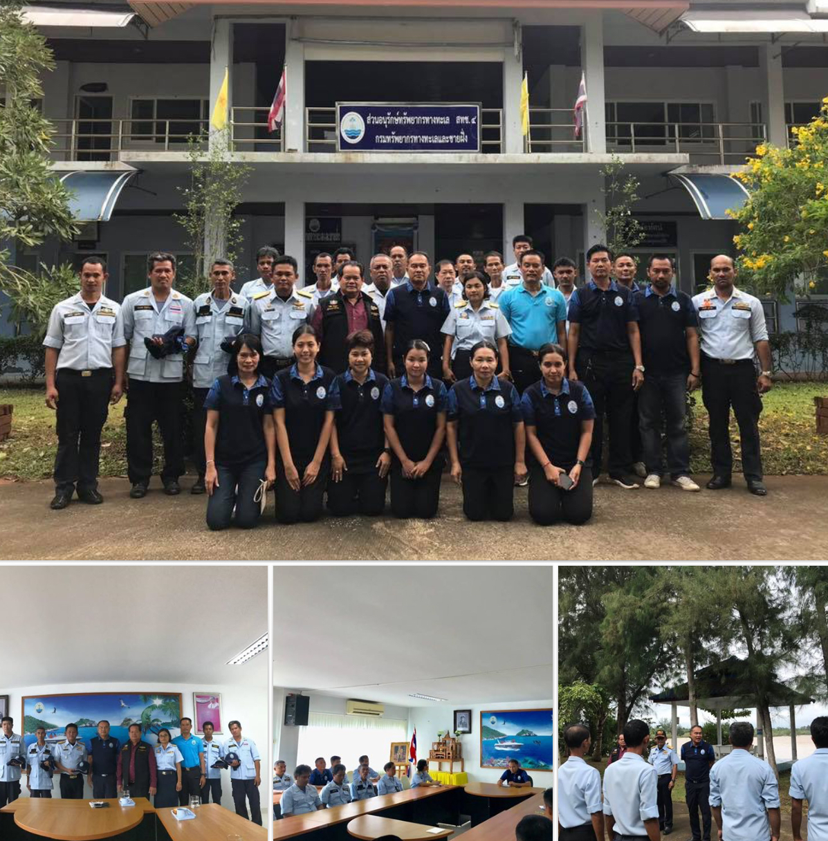 รองอธิบดี ทช.​ เยี่ยมผู้ประสบเหตุเรือล่ม​เกาะสาก และชงมอบเหรียญ รักษ์ทะเลยิ่งชีพ ให้ทีมช่วยเหลือ