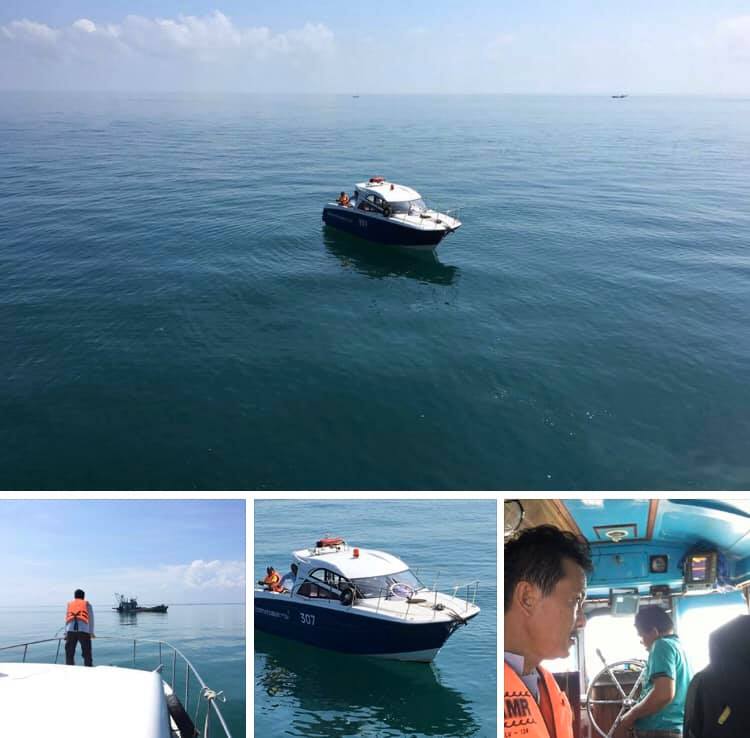 ตรวจเรือประมงสุราษฎร์ธานี เอกสารครบตามระเบียบ IUU