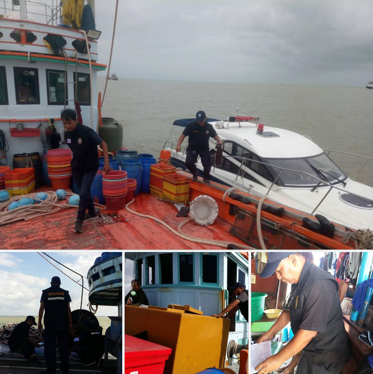 ตรวจเรือประมงปัตตานี เอกสารครบตามระเบียบ IUU