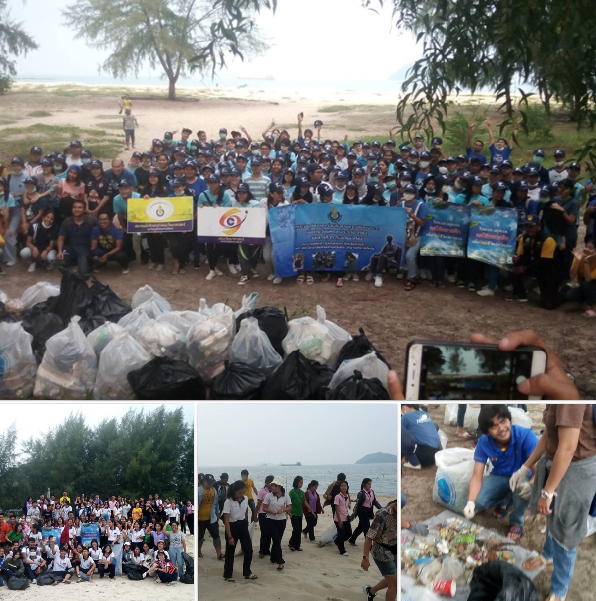 ทช. สงขลา จับมือ Trash Hero เก็บขยะชายหาดชลาทัศน์