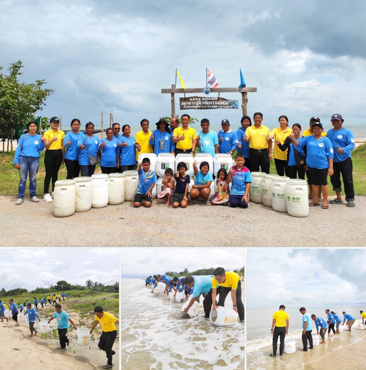 ฟื้นฟูหาดสมบูรณ์ ปล่อยพันธ์ุปูม้าเพื่อประโยชน์อย่างยั่งยืน