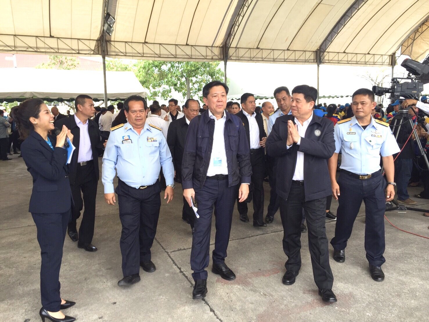 ทช. ร่วมงานเปิดท่อส่งน้ำประปาลอดใต้ทะเล ในพื้นที่เกาะสมุย