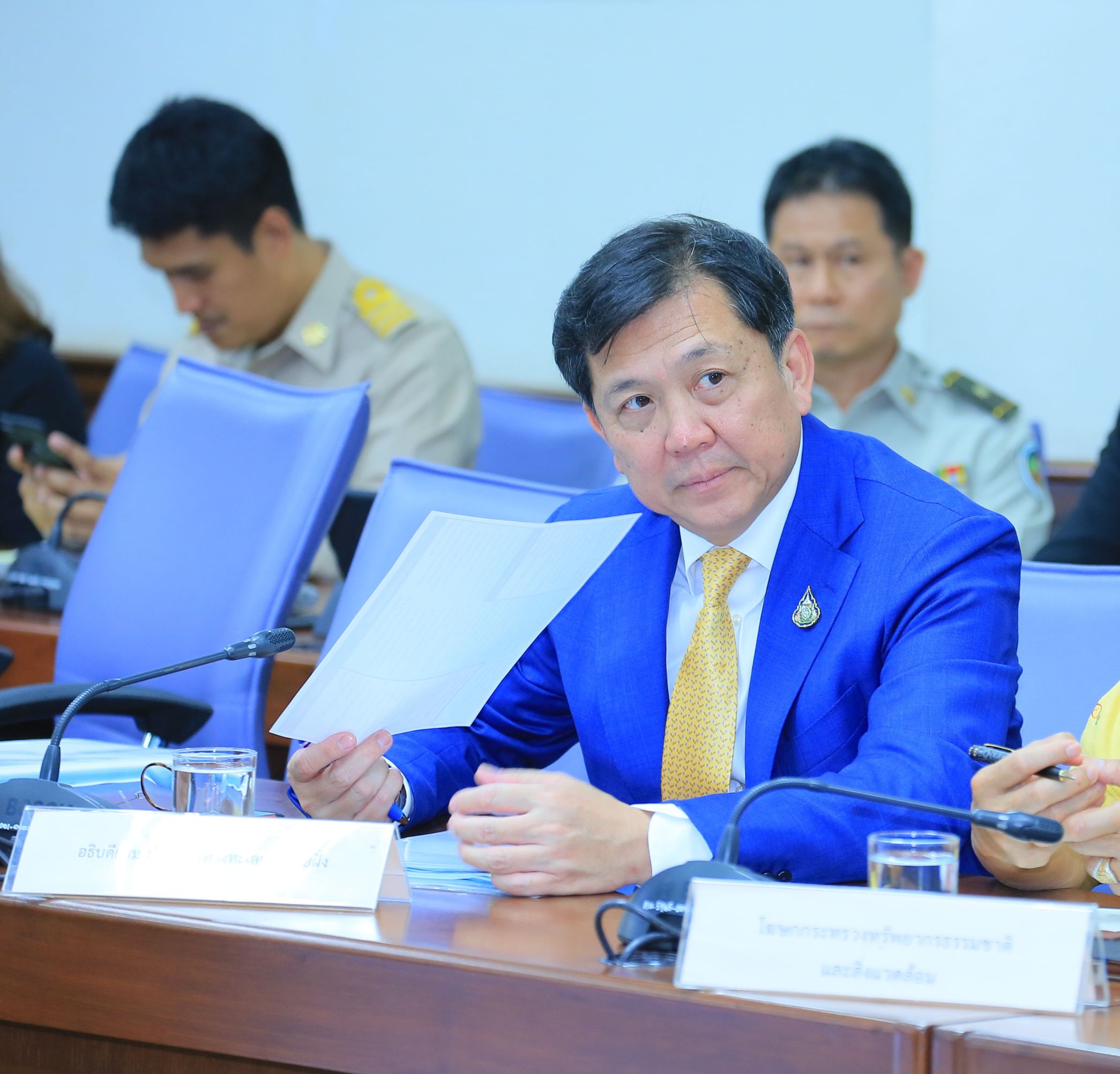 ทช.ร่วมประชุมชี้แจงแนวทางการดำเนินงานด้านสิ่งแวดล้อม