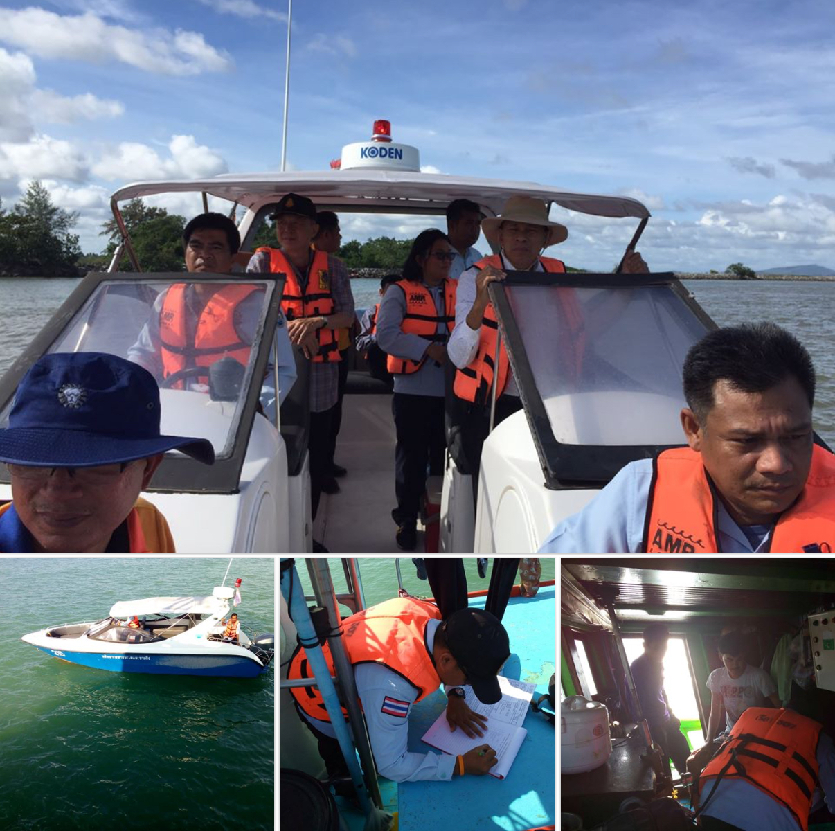 ตรวจเรือประมงชุมพร เอกสารครบตามระเบียบ IUU