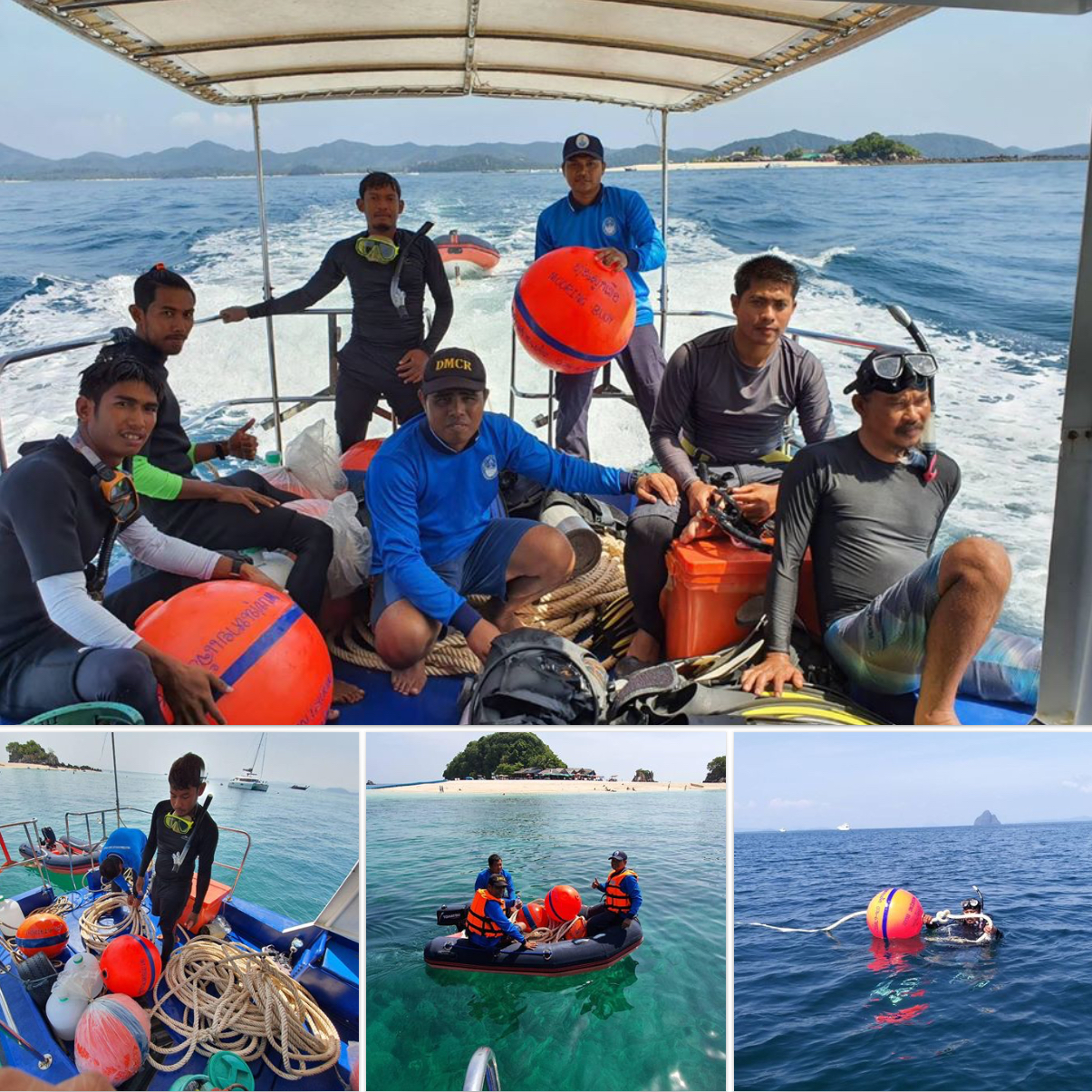 ติดตั้งทุ่นผูกเรือ รองรับนักท่องเที่ยวเกาะไข่นอกช่วงปีใหม่
