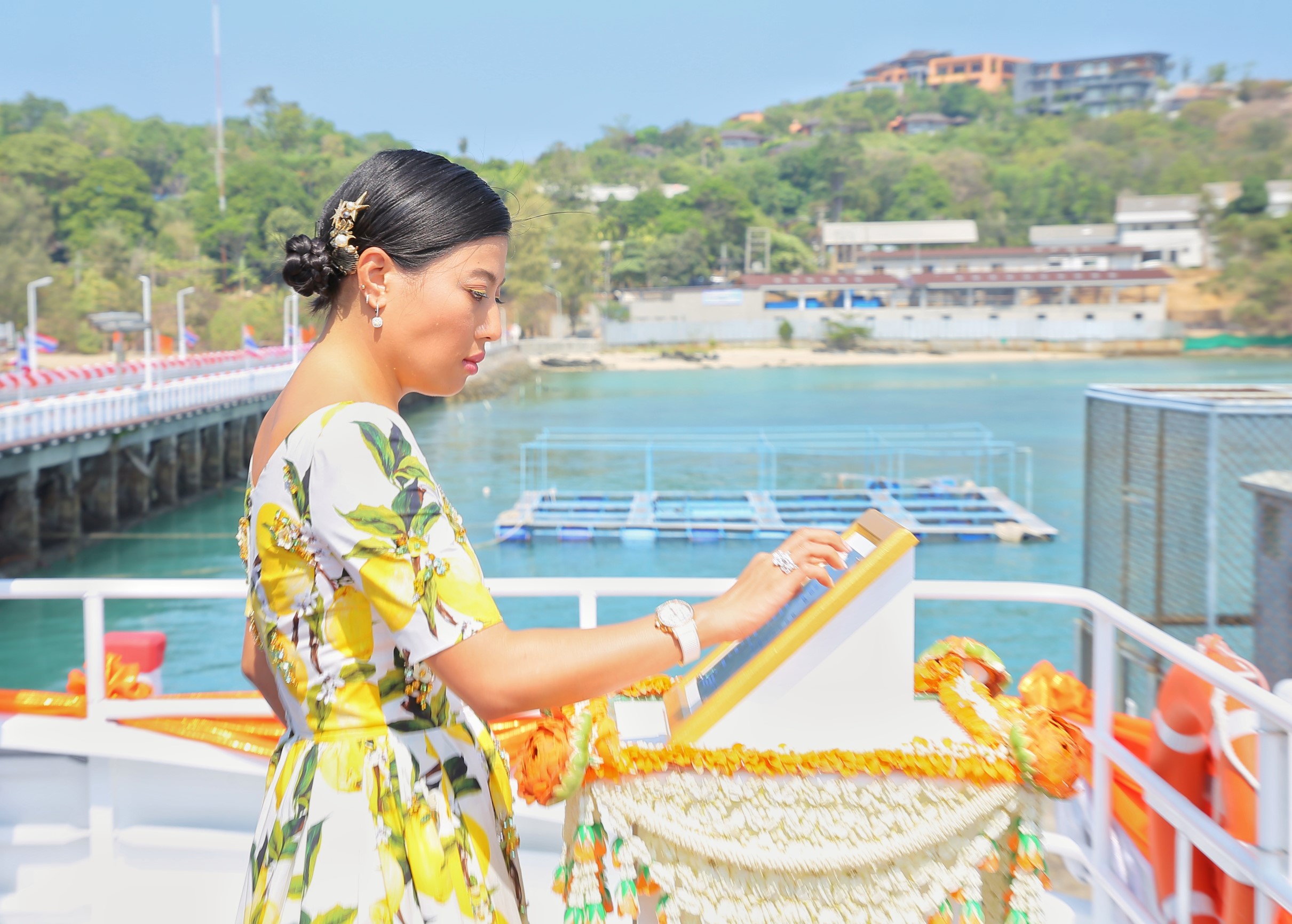 พระองค์เจ้าสิริวัณณวรีฯ เสด็จทรงบำเพ็ญพระกุศลเพื่อเป็นสิริมงคลแก่เรือ ทช.805(ปะการัง)