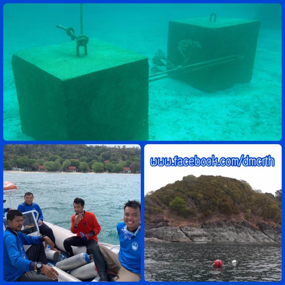 พร้อมให้บริการแล้ว ทุ่นจอดเรือปกป้องปะการังเกาะไม้ท่อน