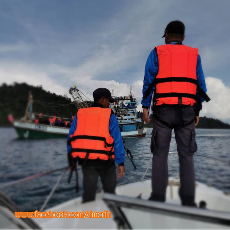 ตรวจเรือประมงพังงา ไม่พบผิดกฎหมาย