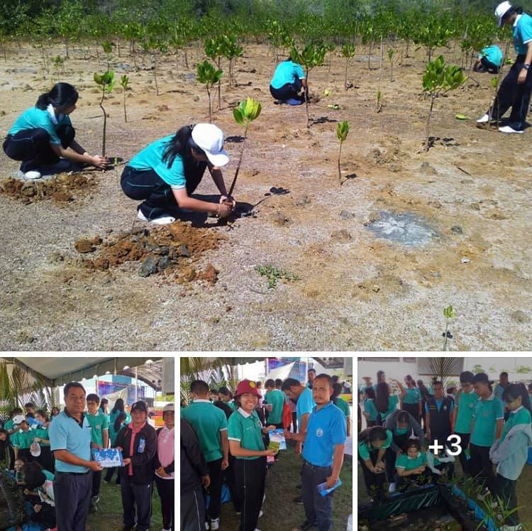 จัดนิทรรศการ ให้กับนักเรียนโรงเรียนสุราษฎร์ธานี