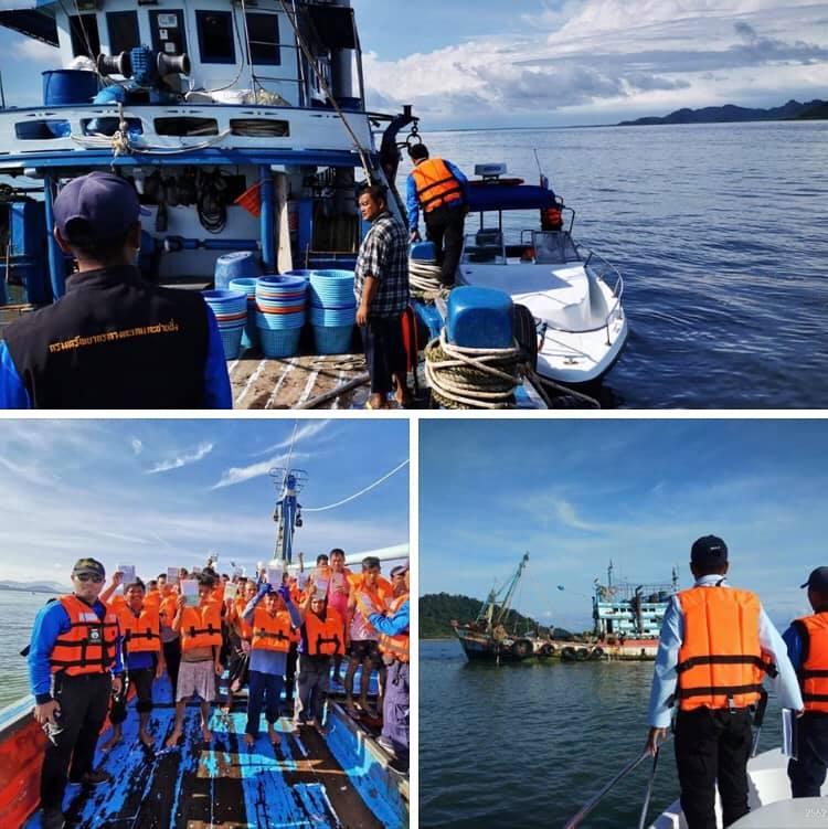 ตรวจเรือประมงพังงา เอกสารครบตามระเบียบ IUU