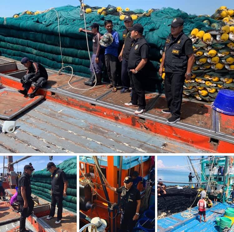 ตรวจเรือประมงทะเลเพชร/ประจวบฯ เอกสารครบตามระเบียบ IUU