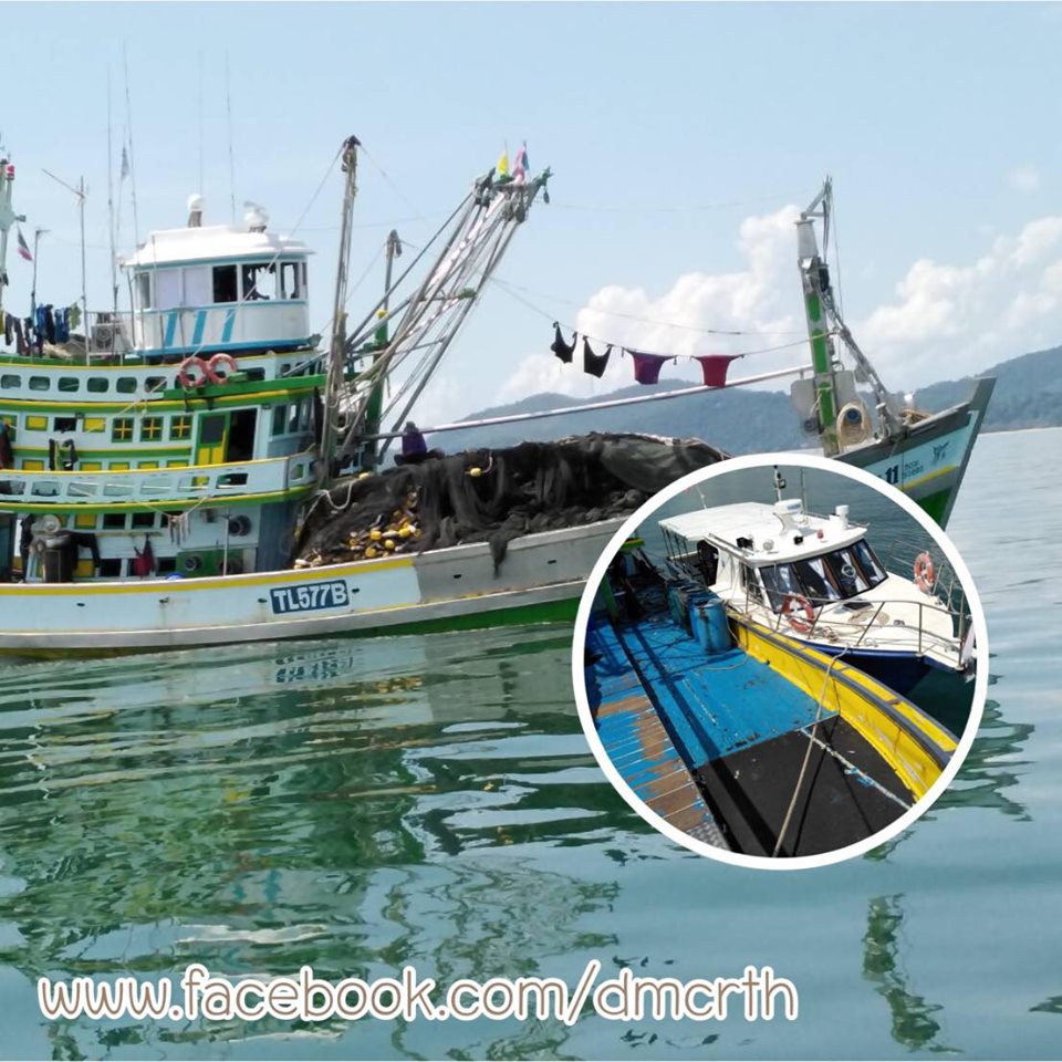 ตรวจเรือประมงเกาะมาตรา ชุมพร เอกสารครบตามระเบียบ IUU