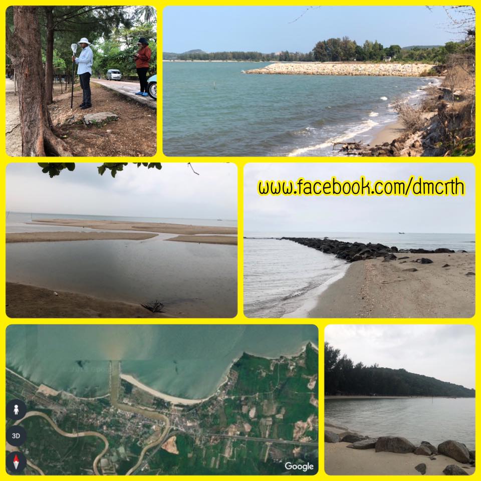 สำรวจการเปลี่ยนแปลงแนวชายฝั่งหาดสะกอม